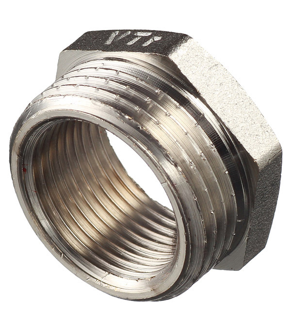 Футорка Valtec 1 НР(ш) х 3/4 ВР(г) латунная (VTr.581.N.0605)