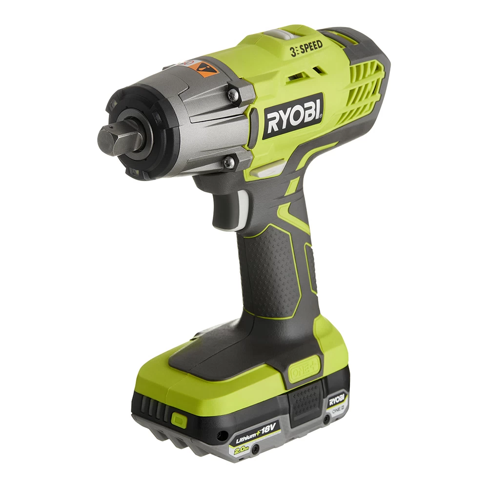 Гайковерт ударный аккумуляторный Ryobi One+ R18IW3-120S 18 В 2 Ач Li-Ion 1 АКБ и ЗУ (15706642)