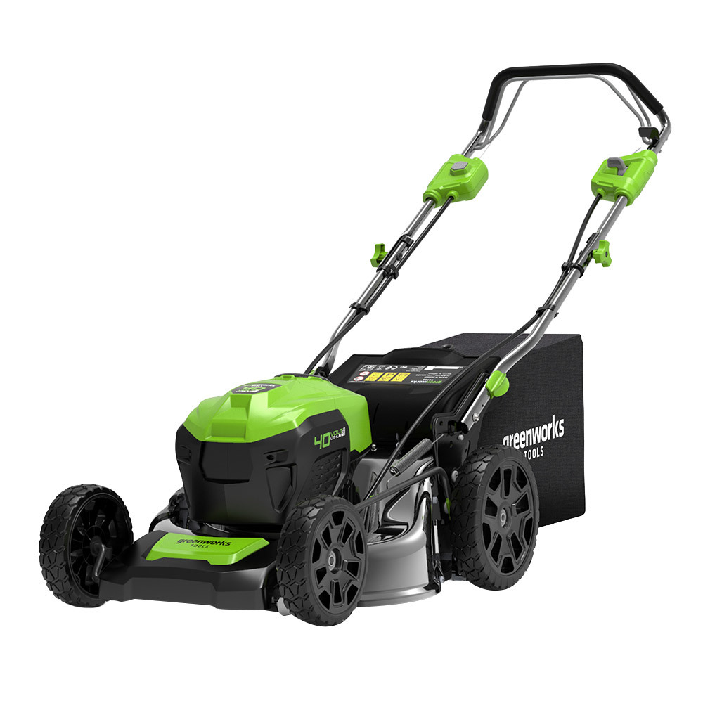 Газонокосилка аккумуляторная Greenworks 40V GD40LM46SPK4 40 В 46 мм 4Ач Li-Ion 1 АКБ и ЗУ (2506807UB)