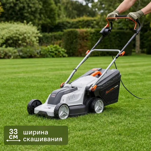 Газонокосилка электрическая Daewoo LE 1350 1300 Вт 32 см