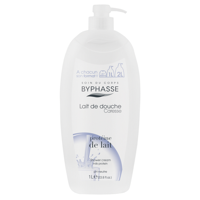 гель для душа BYPHASSE Milk Protein 1л