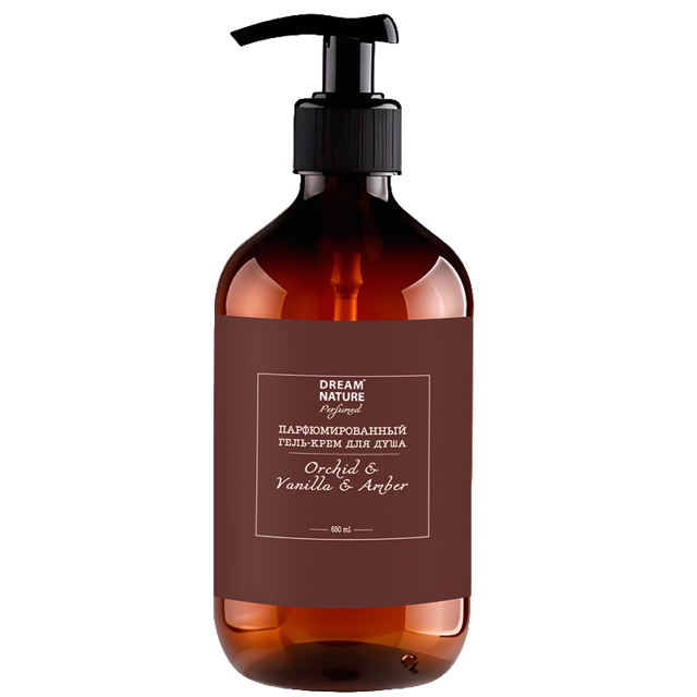 гель для душа DREAM NATURE Orchid&Vanilla& Amber 650мл