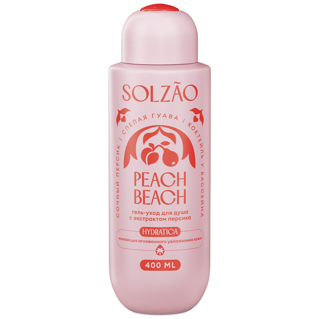 гель для душа SOLZAO Peach Beach с экстрактом персика 400мл