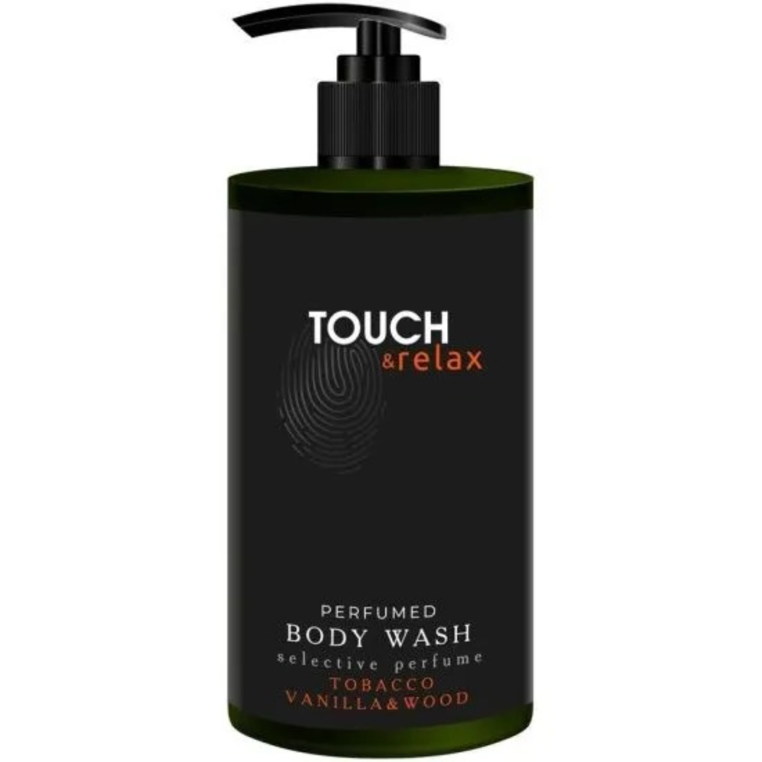 Гель для душа Toucn&Relax парфюмированный табак, ваниль и древесные ноты 450 мл