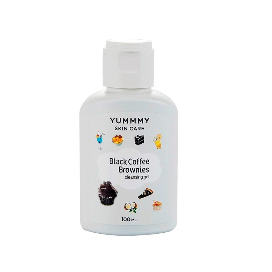 Гель для лица очищающий Yummmy black coffee 100 мл