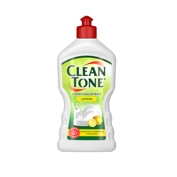 Гель для мытья посуды Clean Tone Лимон, суперконцентрат, 450 мл