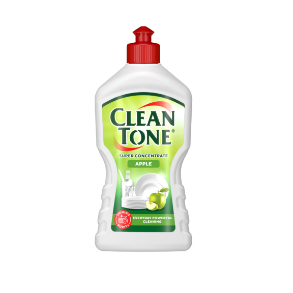 Гель для мытья посуды Clean Tone Яблоко, суперконцентрат, 450 мл