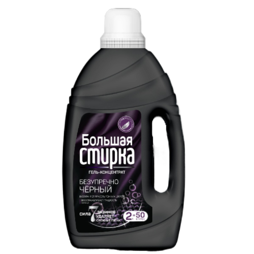 Гель для стирки белья Большая стирка black 2 л