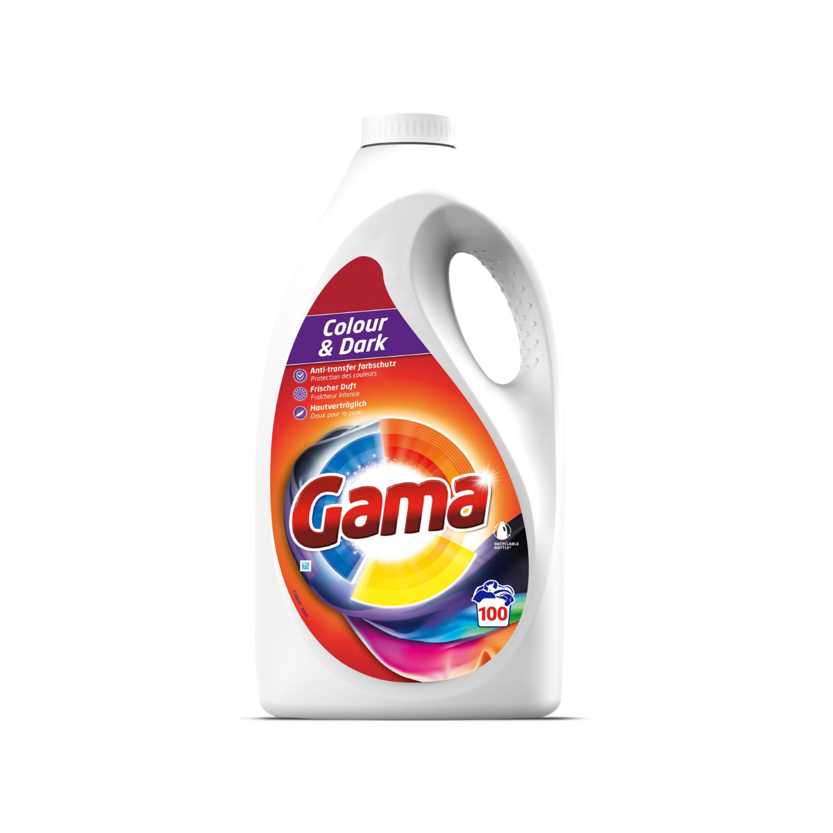 Гель для стирки для цветных и темных тканей Gama Color&Darks 4,5 л