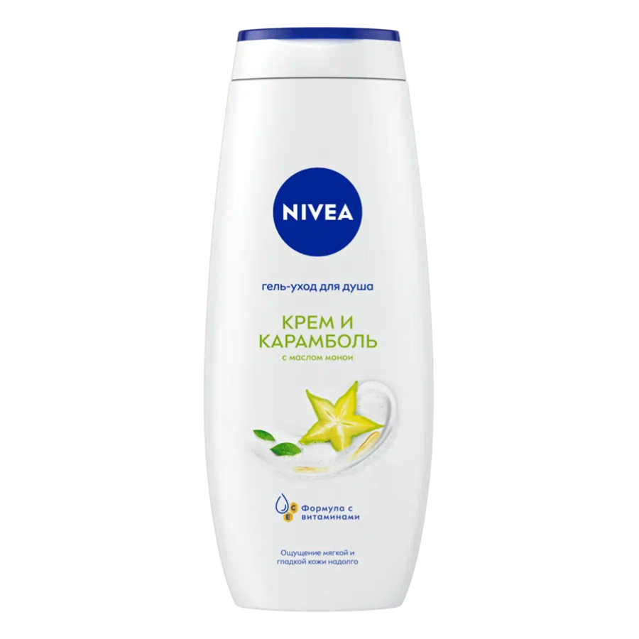 Гель-уход для душа Nivea Крем и карамболь 500 мл