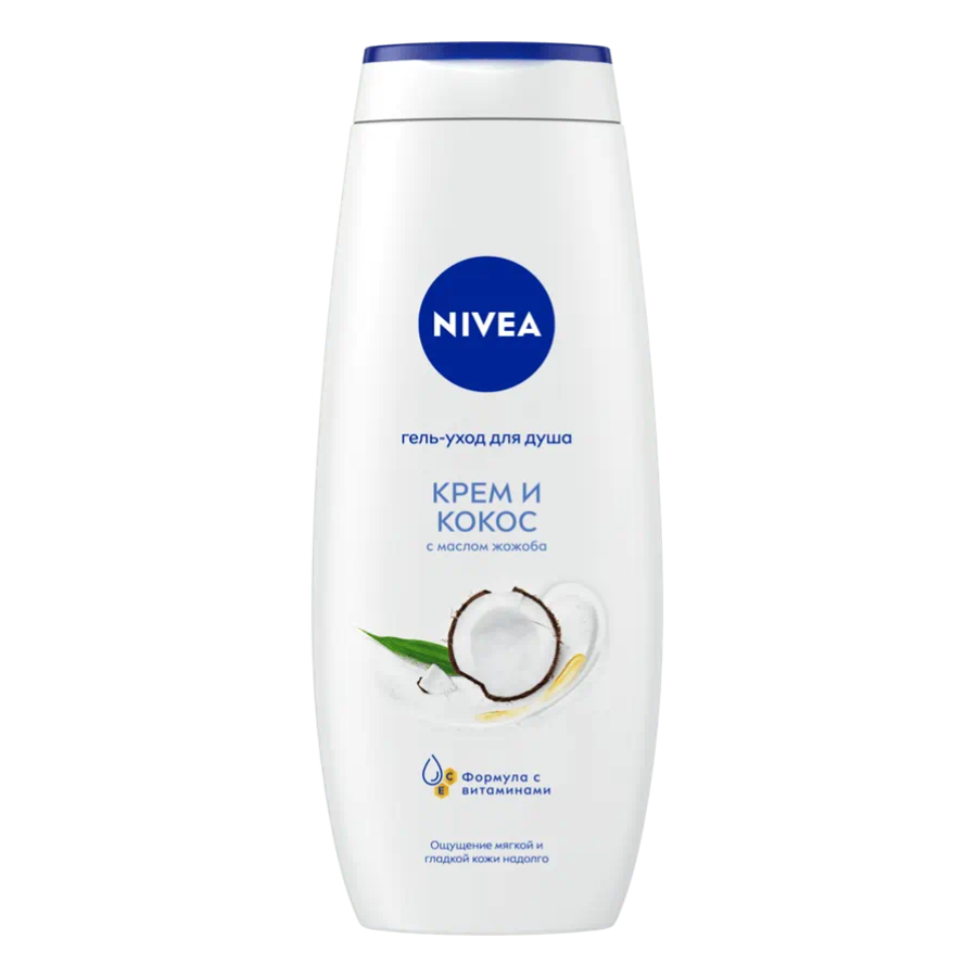 Гель-уход для душа Nivea Крем и кокос 500 мл
