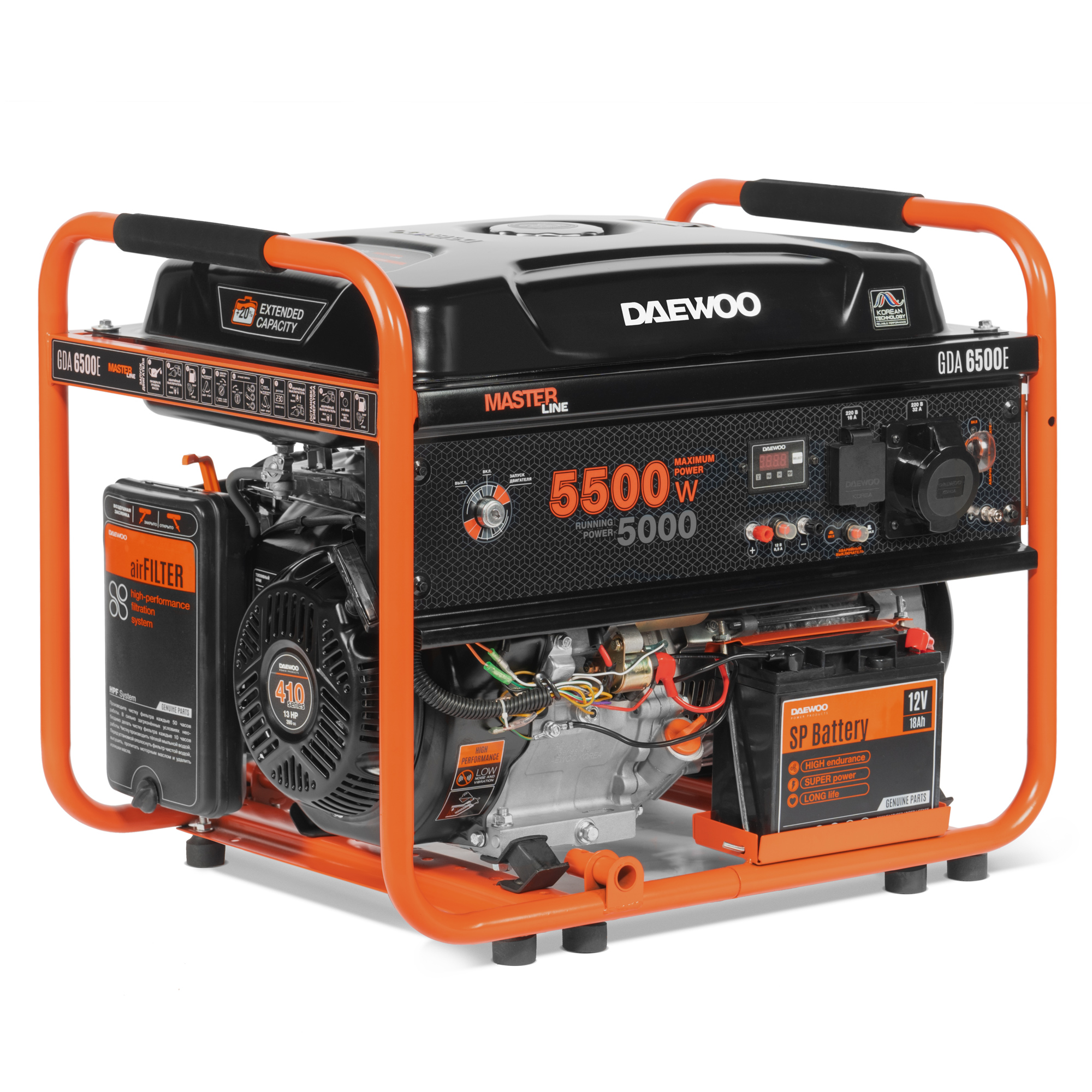 Генератор бензиновый DAEWOO GDA6500E