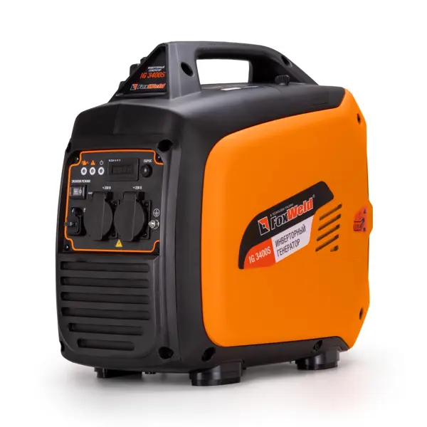 Генератор бензиновый инверторный Foxweld IG 3400S, 3.5 кВт