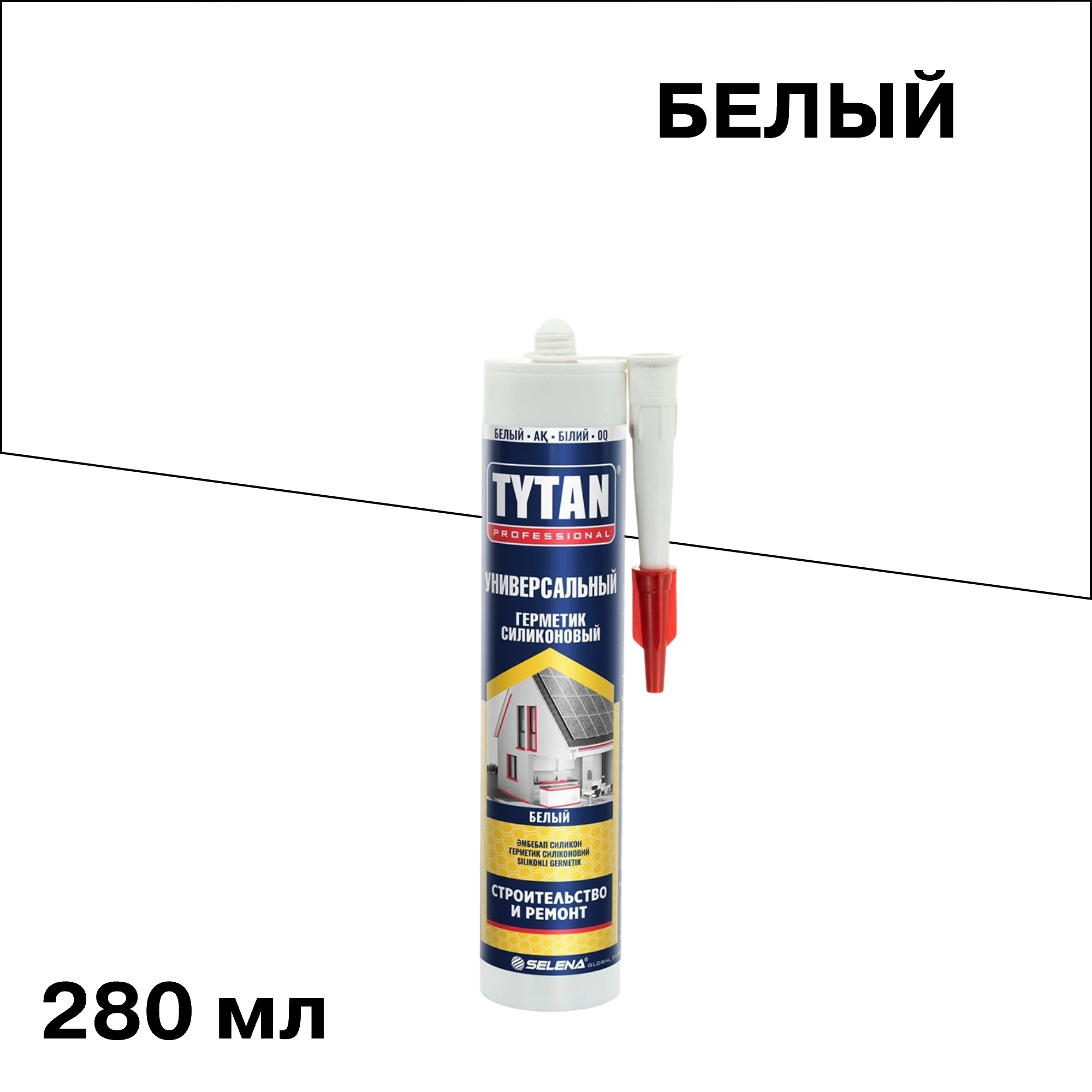 Герметик силиконовый универсальный Tytan Professional белый 280 мл