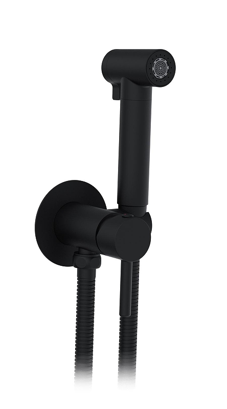 Гигиенический душ со смесителем AltroBagno Modern 060119 MB цвет Черный матовый