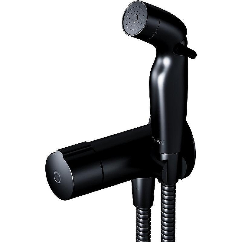 Гигиенический душ со смесителем AM.PM X-Joy F0H85A522 Черный матовый