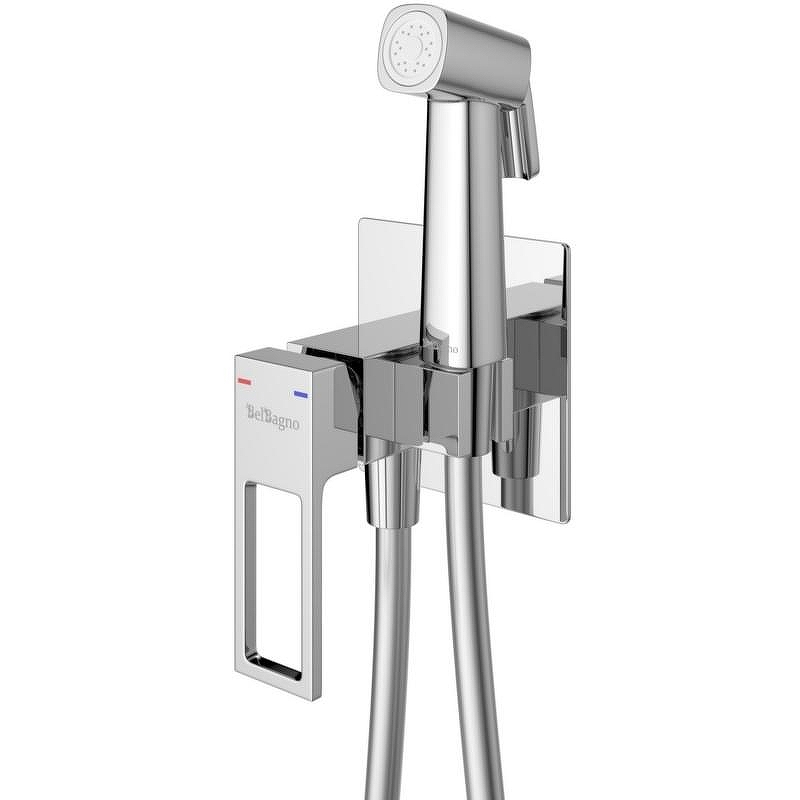 Гигиенический душ со смесителем BelBagno Luce LUC-HGN-CRM Хром
