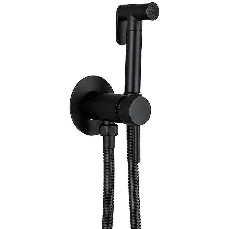 Гигиенический душ со смесителем Haiba HB5511-7 Черный матовый