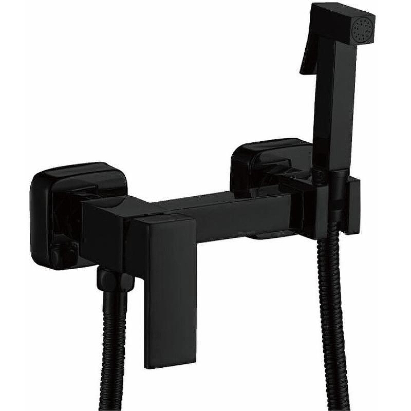 Гигиенический душ со смесителем Haiba HB5513-7 Черный матовый