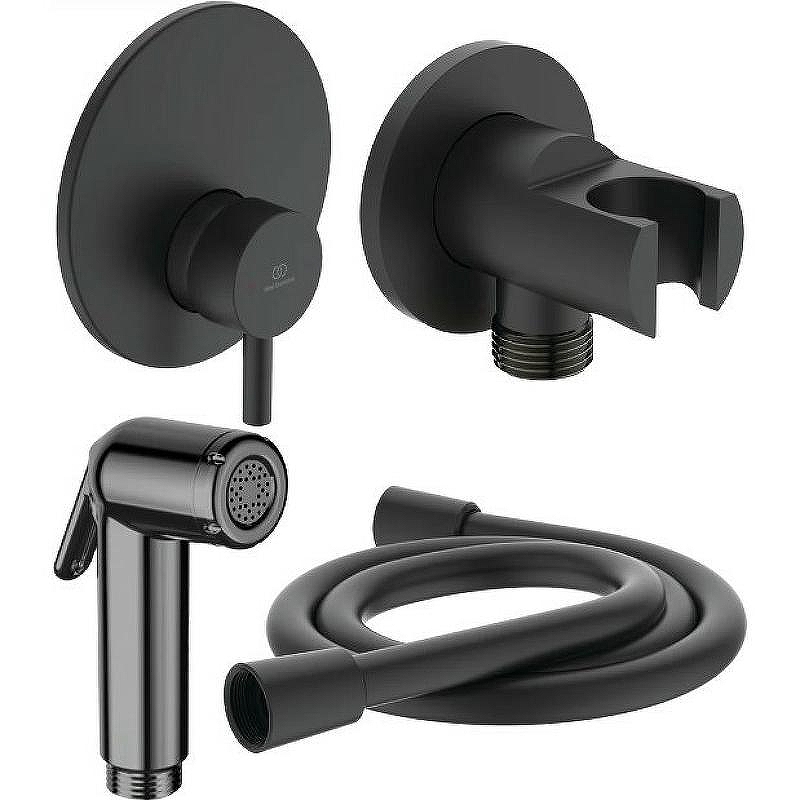 Гигиенический душ со смесителем Ideal Standard Ideal Spray BD651XG Черный матовый
