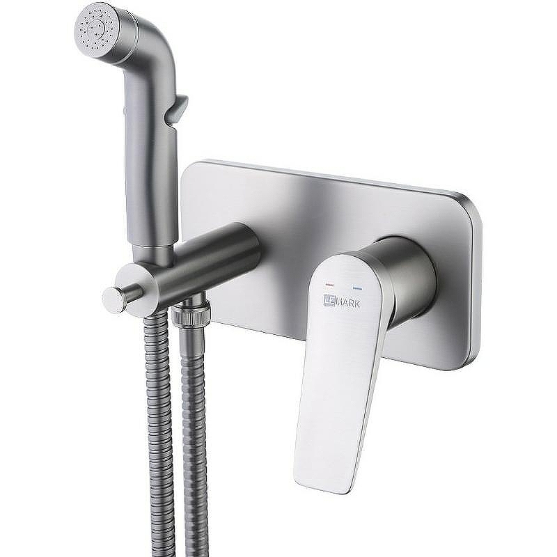 Гигиенический душ со смесителем Lemark Bronx LM3720GM Графит