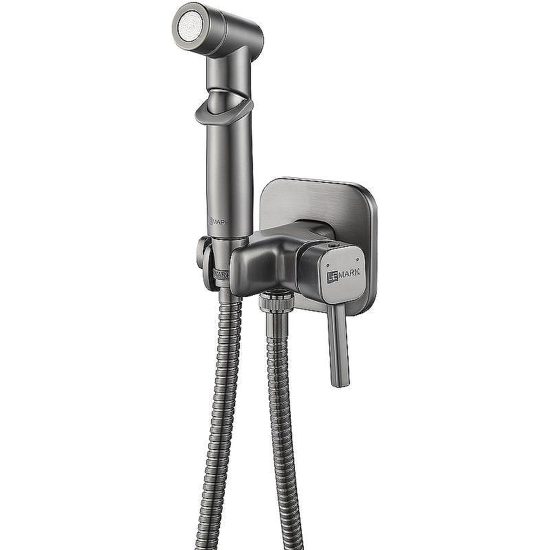 Гигиенический душ со смесителем Lemark Solo LM7165GM Графит