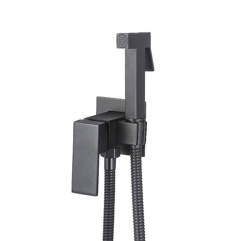 Гигиенический душ со смесителем Maretti Umbria Black UMB30RV67 Черный матовый