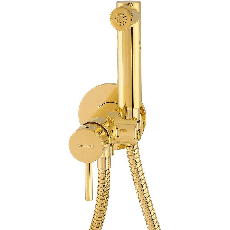 Гигиенический душ со смесителем Migliore Fortis Gold 31554 (30454) Золото