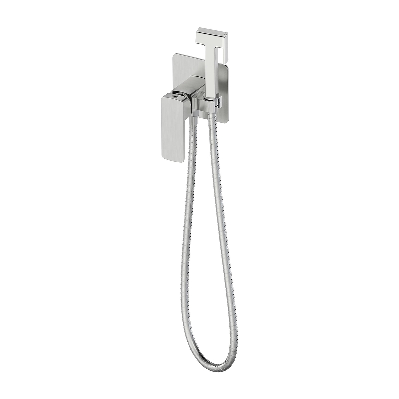 Гигиенический душ со смесителем Oliveeka D OL-829003-BN цвет Никель матовый