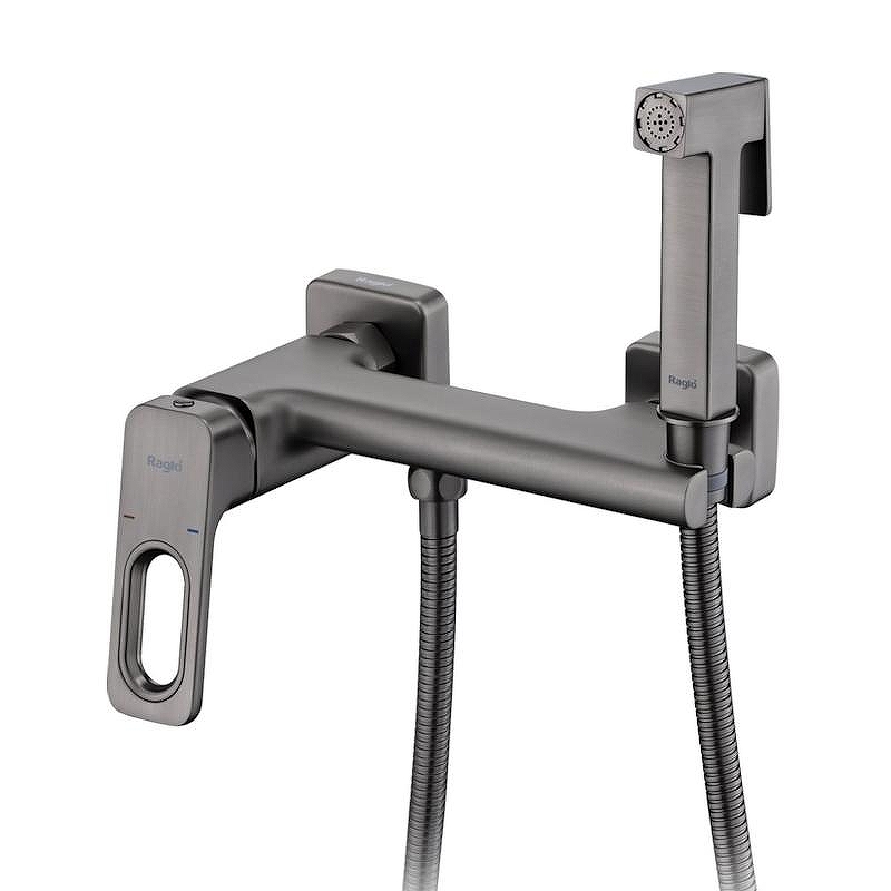 Гигиенический душ со смесителем Raglo R51.51.09 цвет Графит матовый
