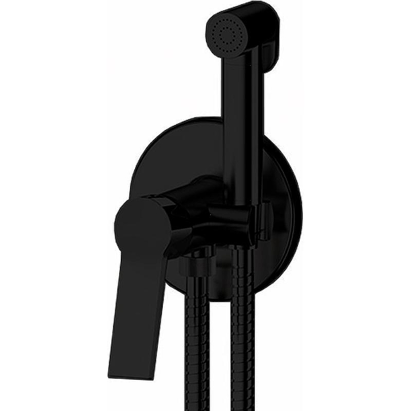 Гигиенический душ со смесителем Remer Slash SL65WNO Черный матовый