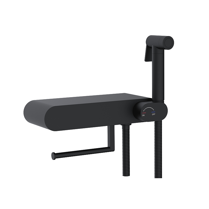 Гигиенический душ со смесителем RGW Shower Panels 581408222-04 цвет Черный