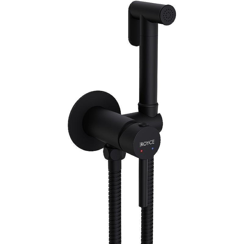Гигиенический душ со смесителем Royce Smart RCS-113001BL Черный матовый