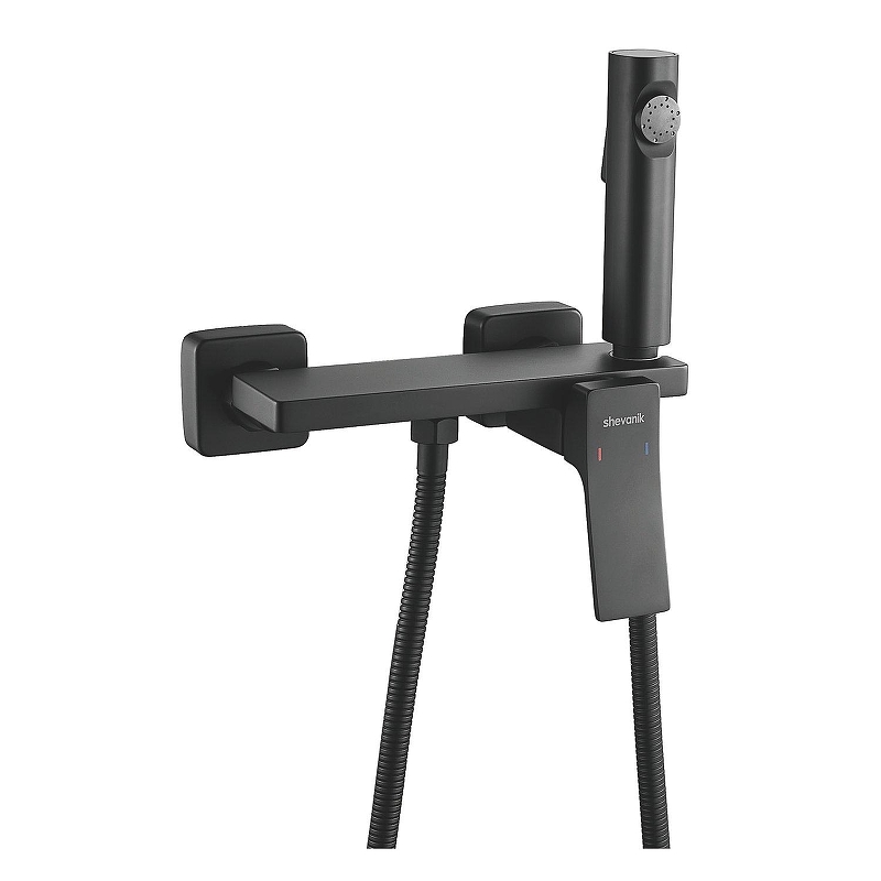 Гигиенический душ со смесителем Shevanik S6105H-1 цвет Черный матовый