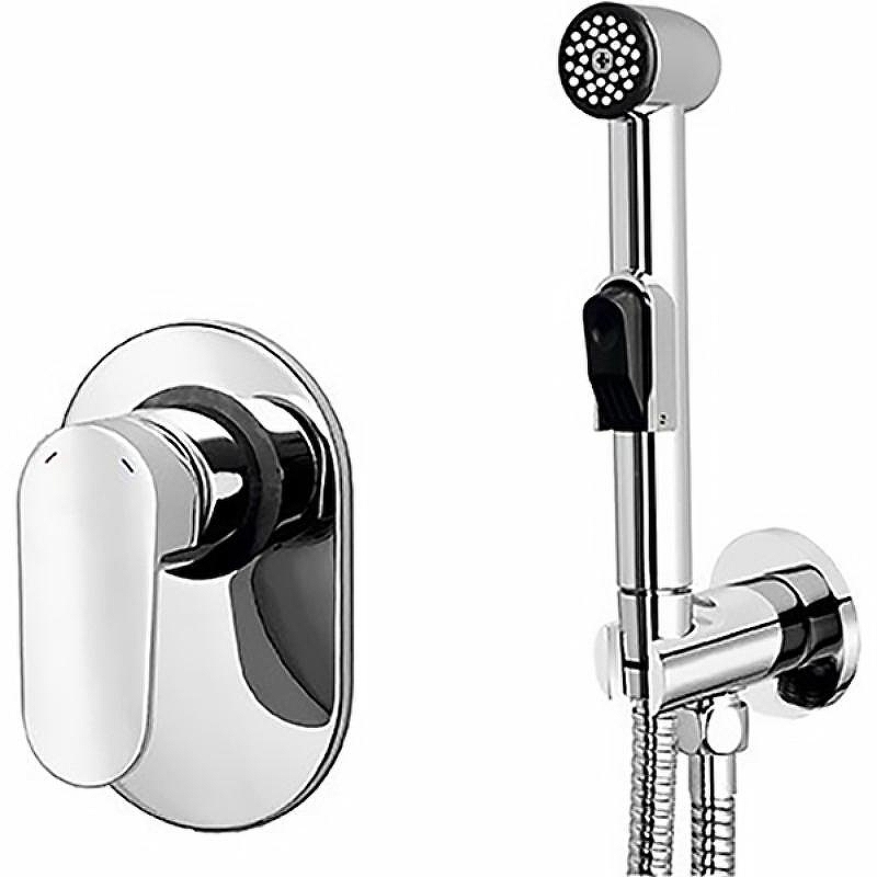 Гигиенический душ со смесителем WasserKRAFT Donau A11057 Хром