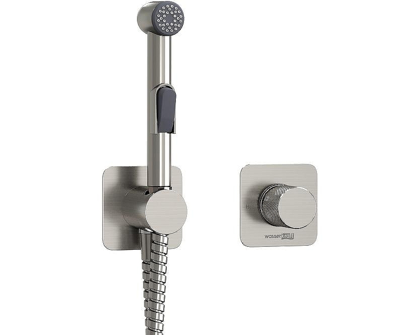 Гигиенический душ со смесителем WasserKRAFT Tauber A6451.275.100.092 Никель