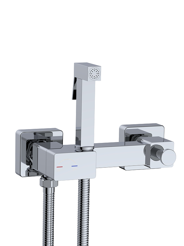Гигиенический душ со смесителем WeltWasser Higi Q02 CR 10000013672 цвет Хром