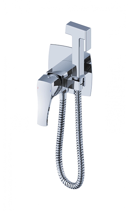 Гигиенический душ со смесителем Wonzon & Woghand Flex WW-88829072-CR цвет Хром