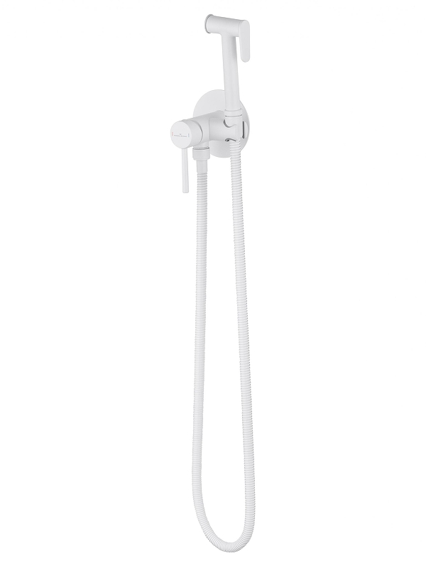 Гигиенический душ со смесителем Wonzon & Woghand Stick WW-88829902-MW цвет Белый матовый