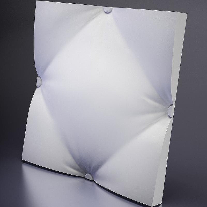 Гипсовая 3д панель Artpole Ampir M-0023 600x600 мм