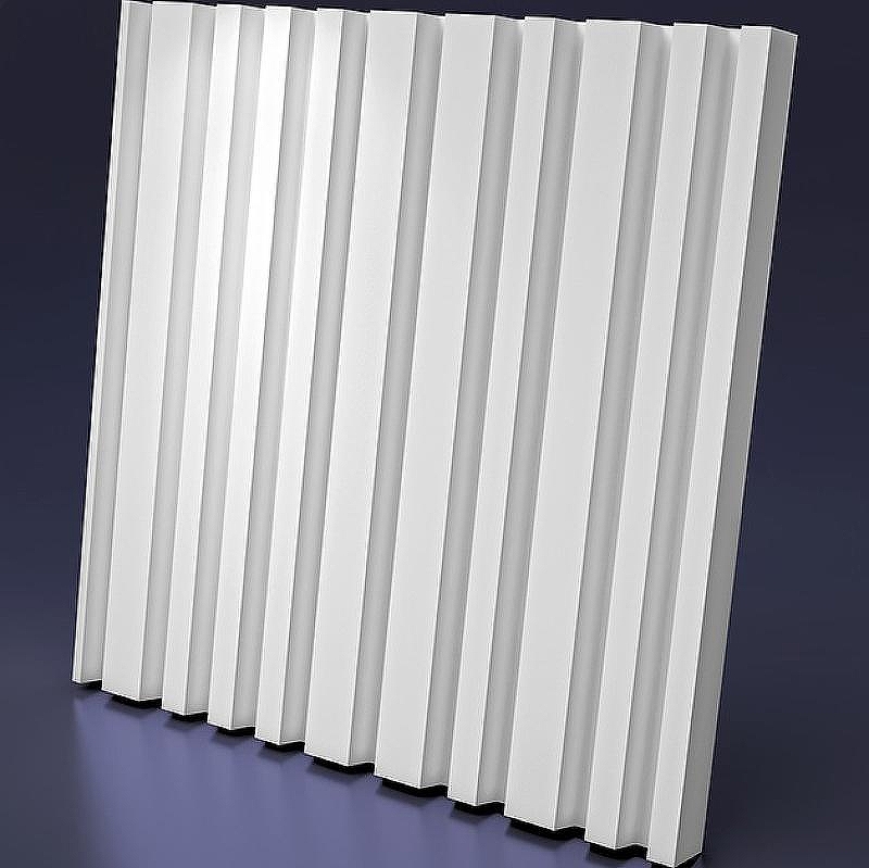 Гипсовая 3д панель Artpole Barcode Big-1 D-0009-1 600x600 мм