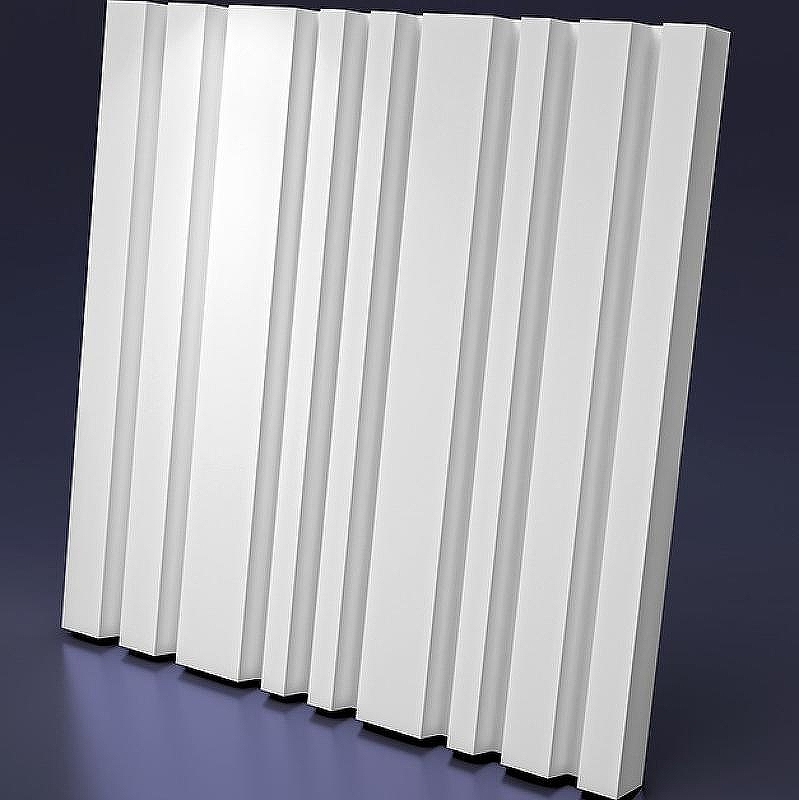 Гипсовая 3д панель Artpole Barcode Big-2 D-0009-2 600x600 мм