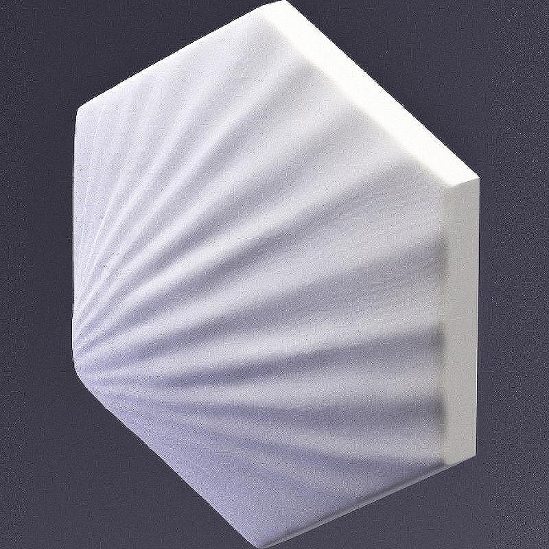 Гипсовая 3д панель Artpole Elementary Heksa-shell E-0011 173x200 мм
