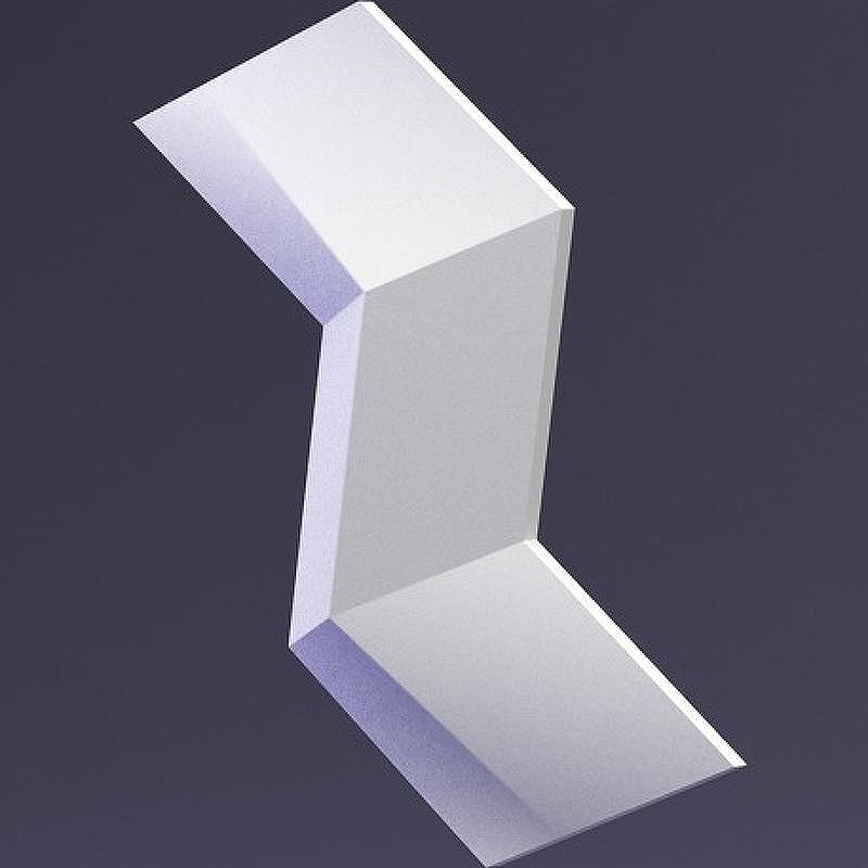 Гипсовая 3д панель Artpole Elementary Mercury M-0049 145x250 мм