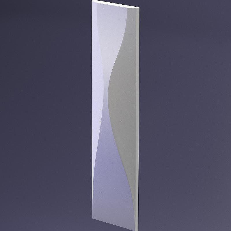 Гипсовая 3д панель Artpole Elementary Waterfall E-0051 150x600 мм