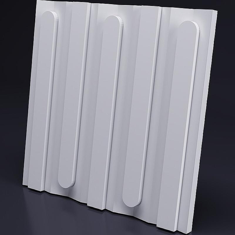 Гипсовая 3д панель Artpole Lagos M-0079 600x600 мм