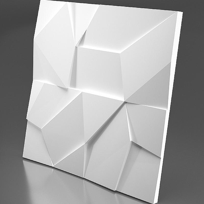Гипсовая 3д панель Artpole Rock M-0063 600x600 мм