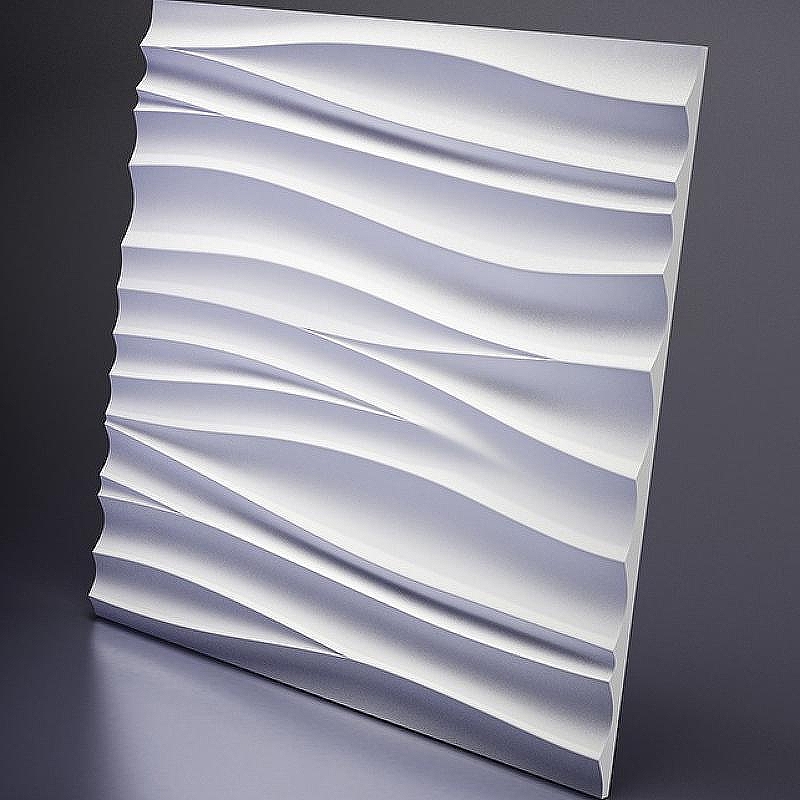 Гипсовая 3д панель Artpole Silk-2 D-0002-2 600x600 мм