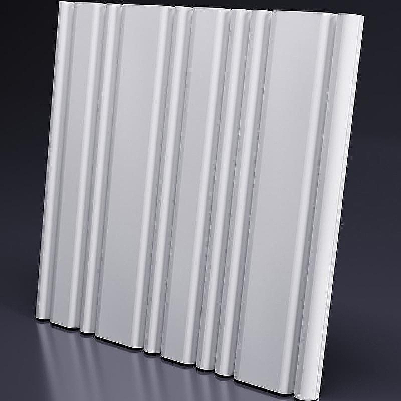 Гипсовая 3д панель Artpole Step M-0080 600x600 мм