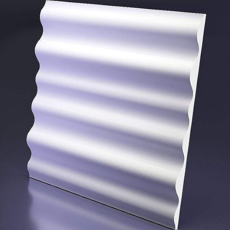 Гипсовая 3д панель Artpole Wave M-0073 600x600 мм